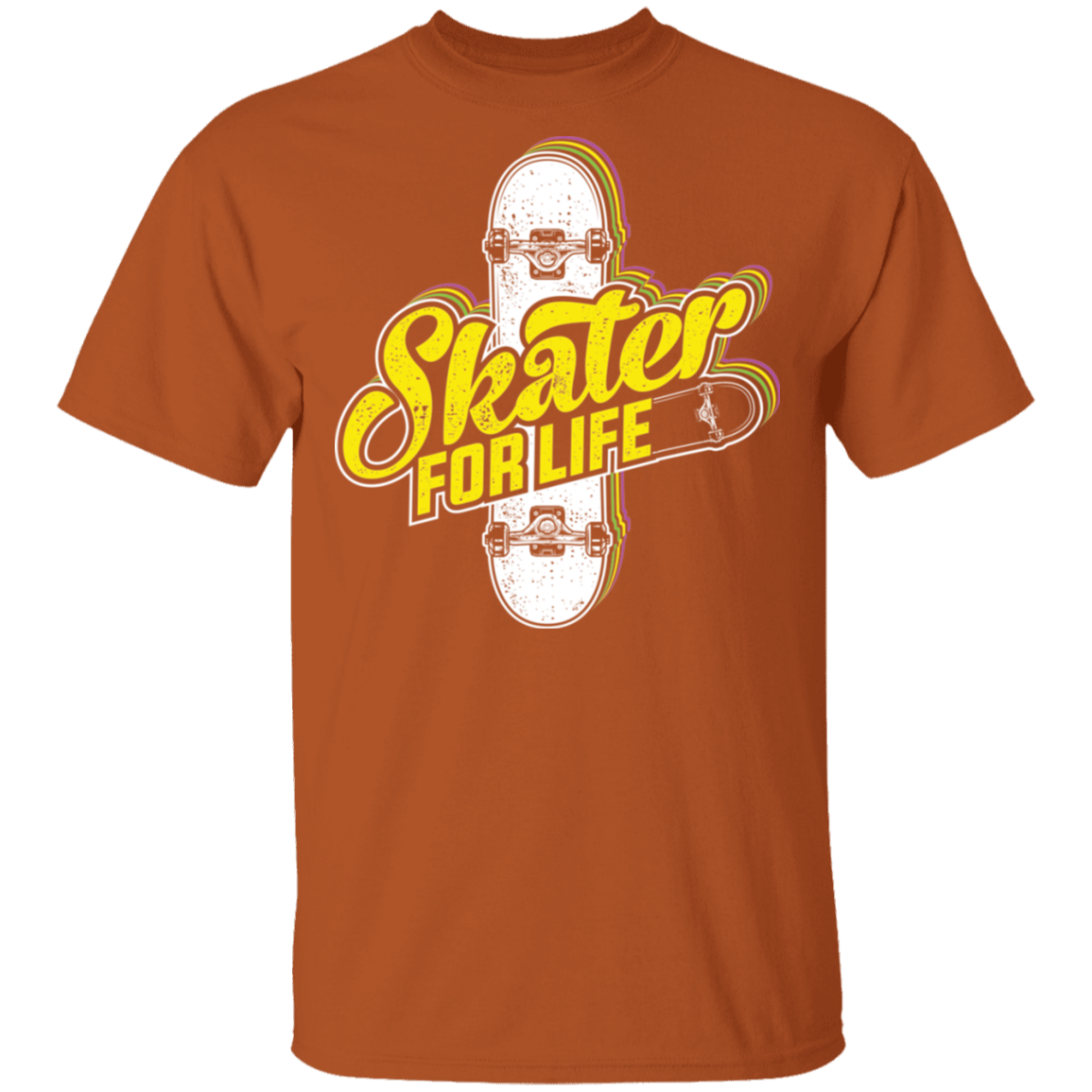 Skater For Life Skateboarding Skateboard T-Shirt