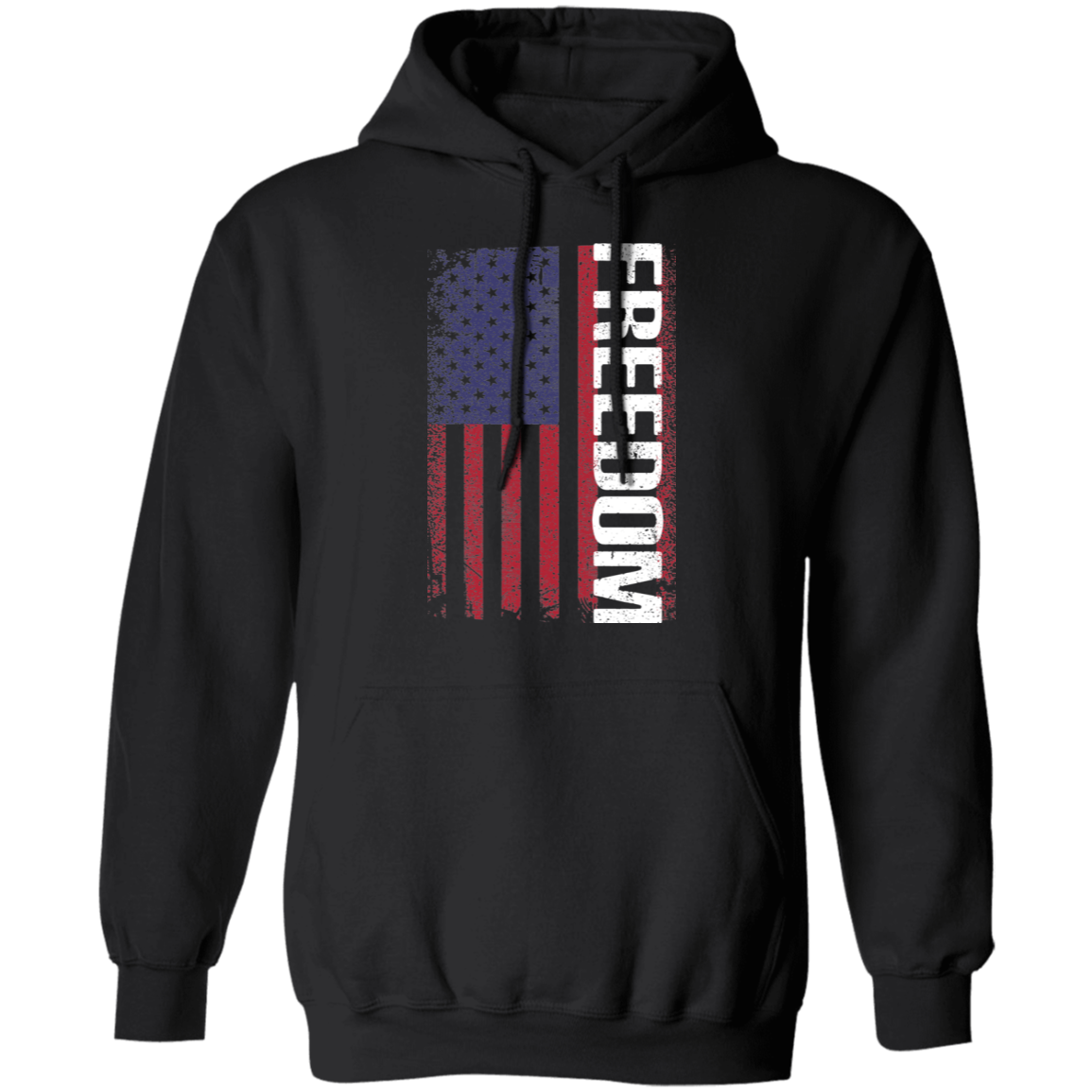 Freedom American Flag USA Pullover Hoodie