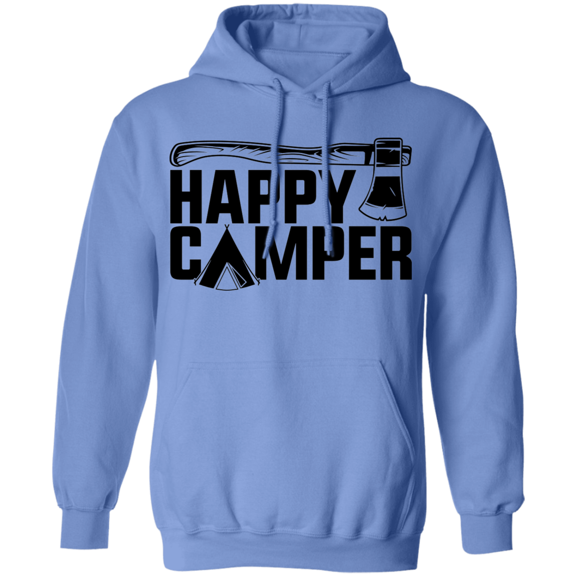 Happy Camper Outdoor Camping Pullover Hoodie