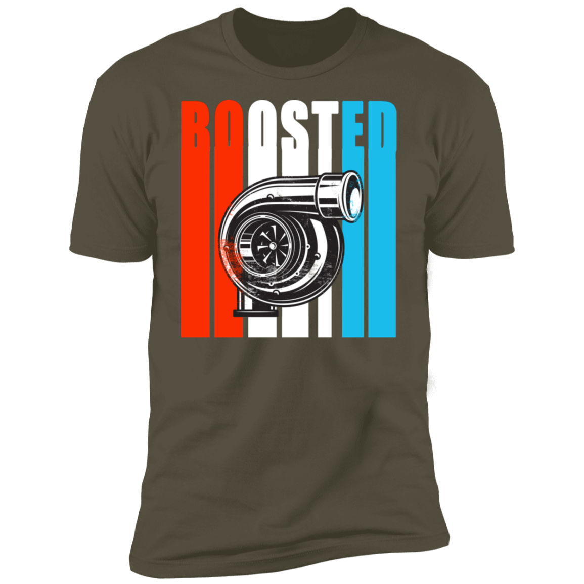 Boosted Turbo Racing Gapped Premium Short Sleeve T-Shirt