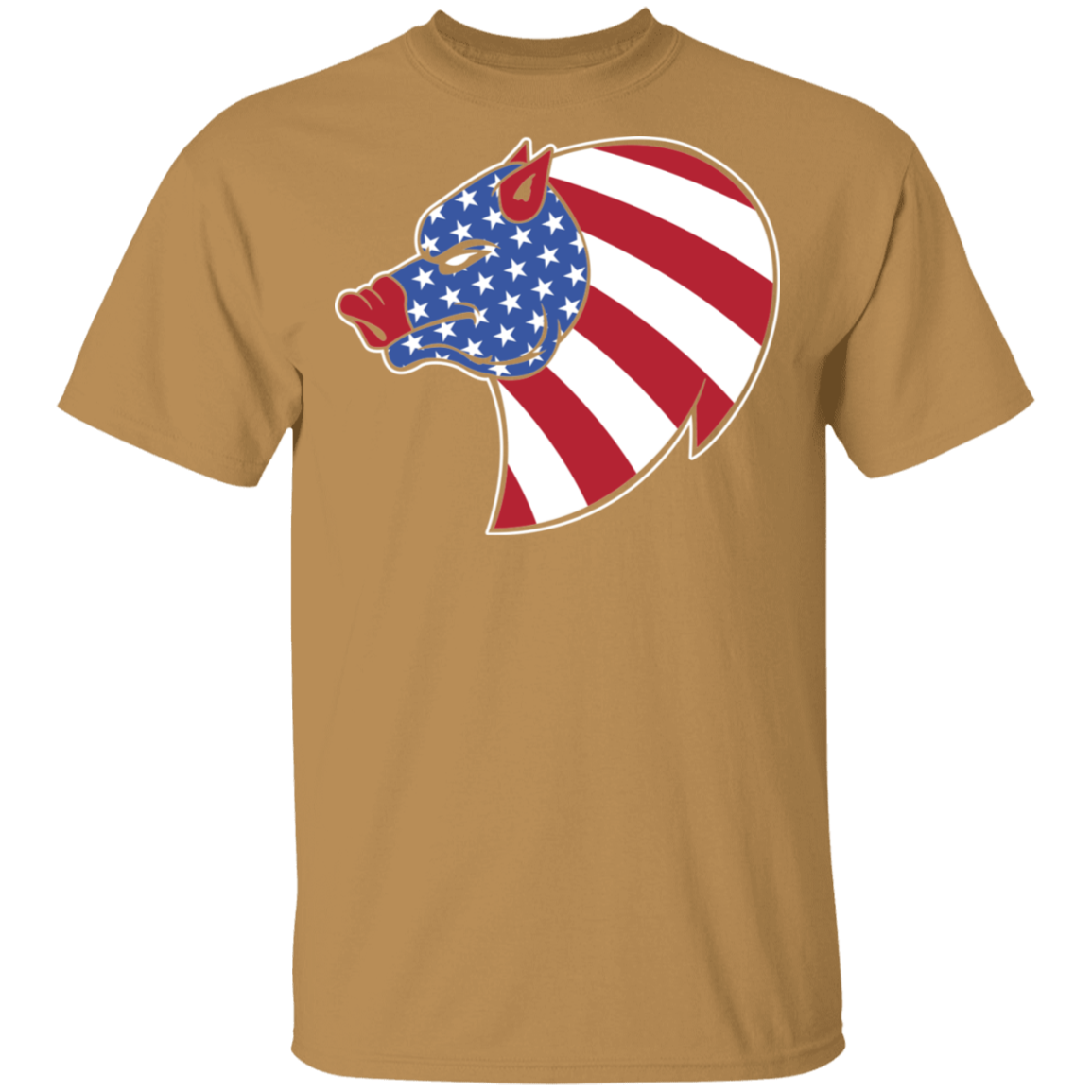 Pig Hog American Flag USA T-Shirt