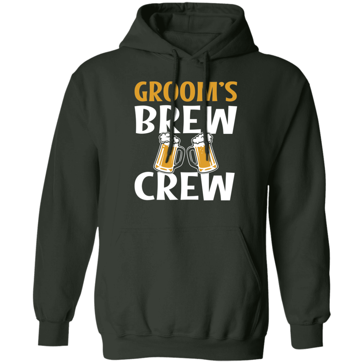 Bachelor Party Groom's Brew Crew Funny Hoodie