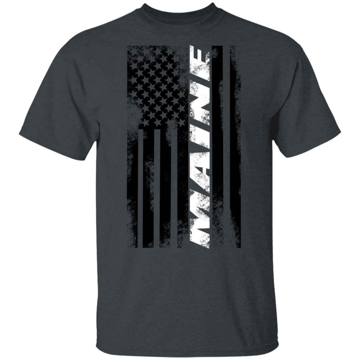 Maine American Flag T-Shirt