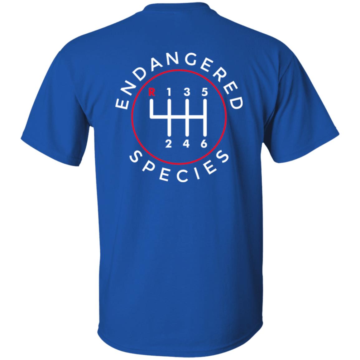 Endangered Species 6 Speed Back Print T-Shirt