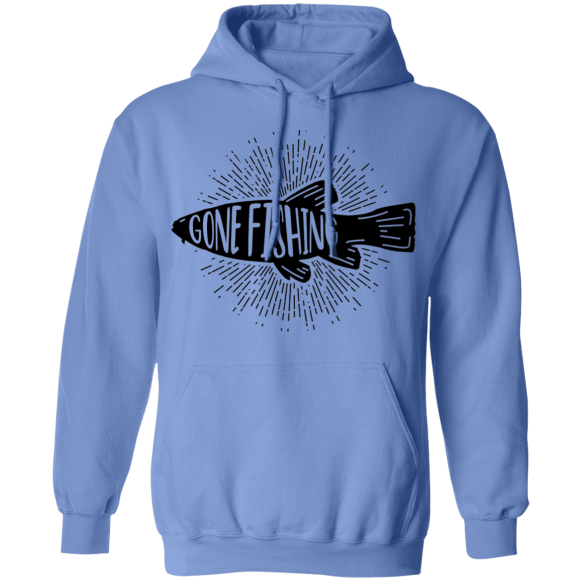 Gone Fishing Pullover Hoodie