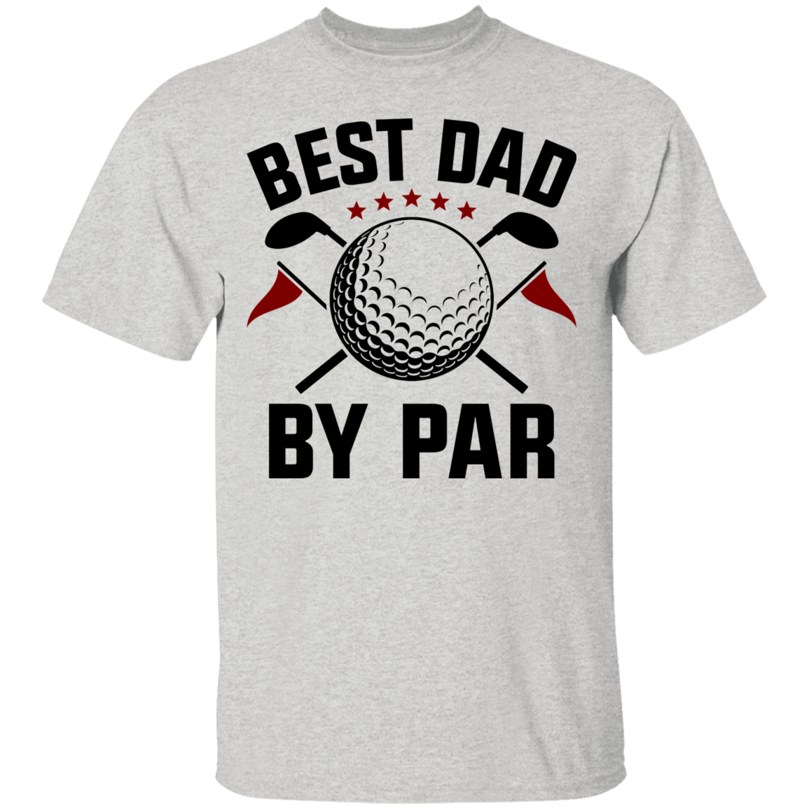 Best Dad By Par Funny Father Golfing T-Shirt