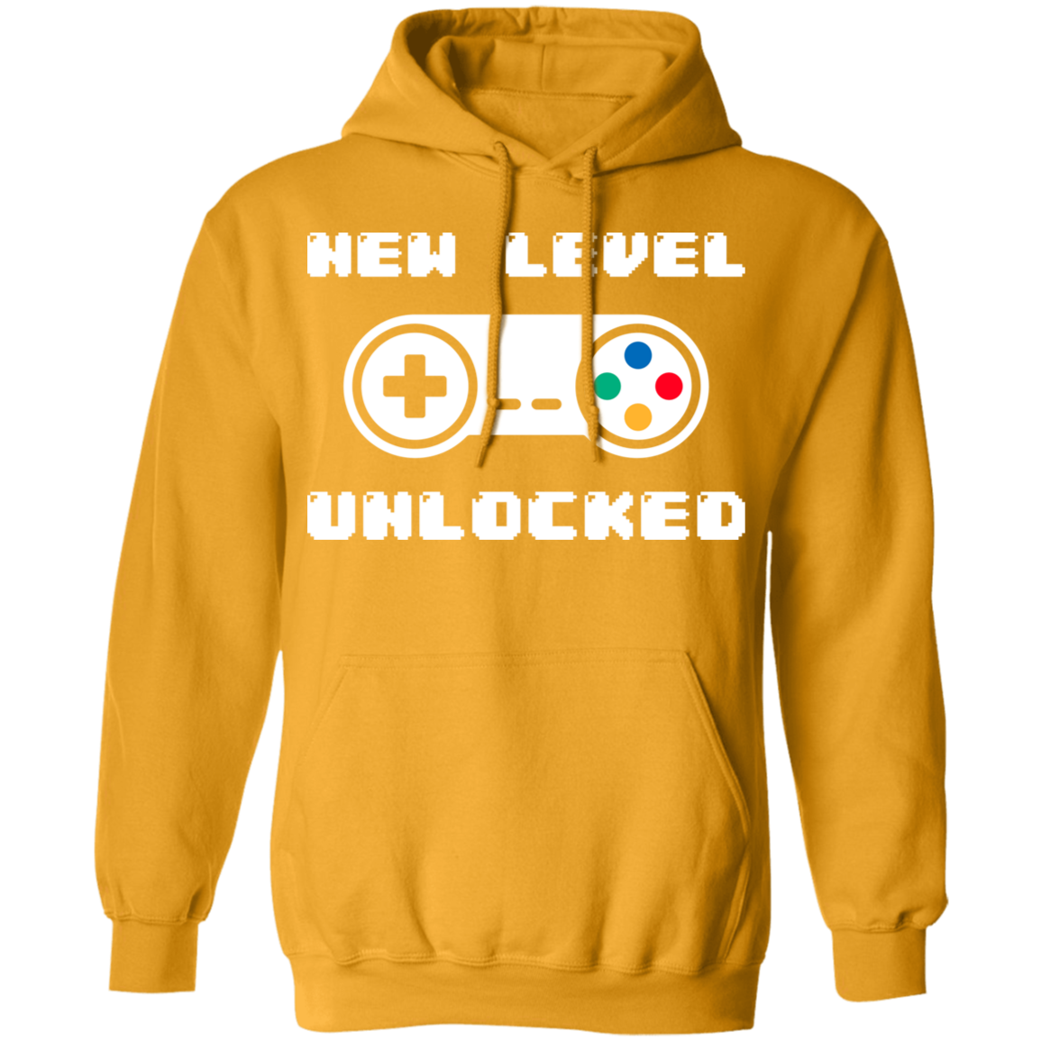 New Level Unlocked Gaming Pullover Hoodie