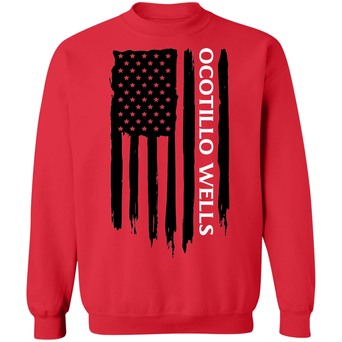 Ocotillo Wells American Flag Crewneck Sweatshirt