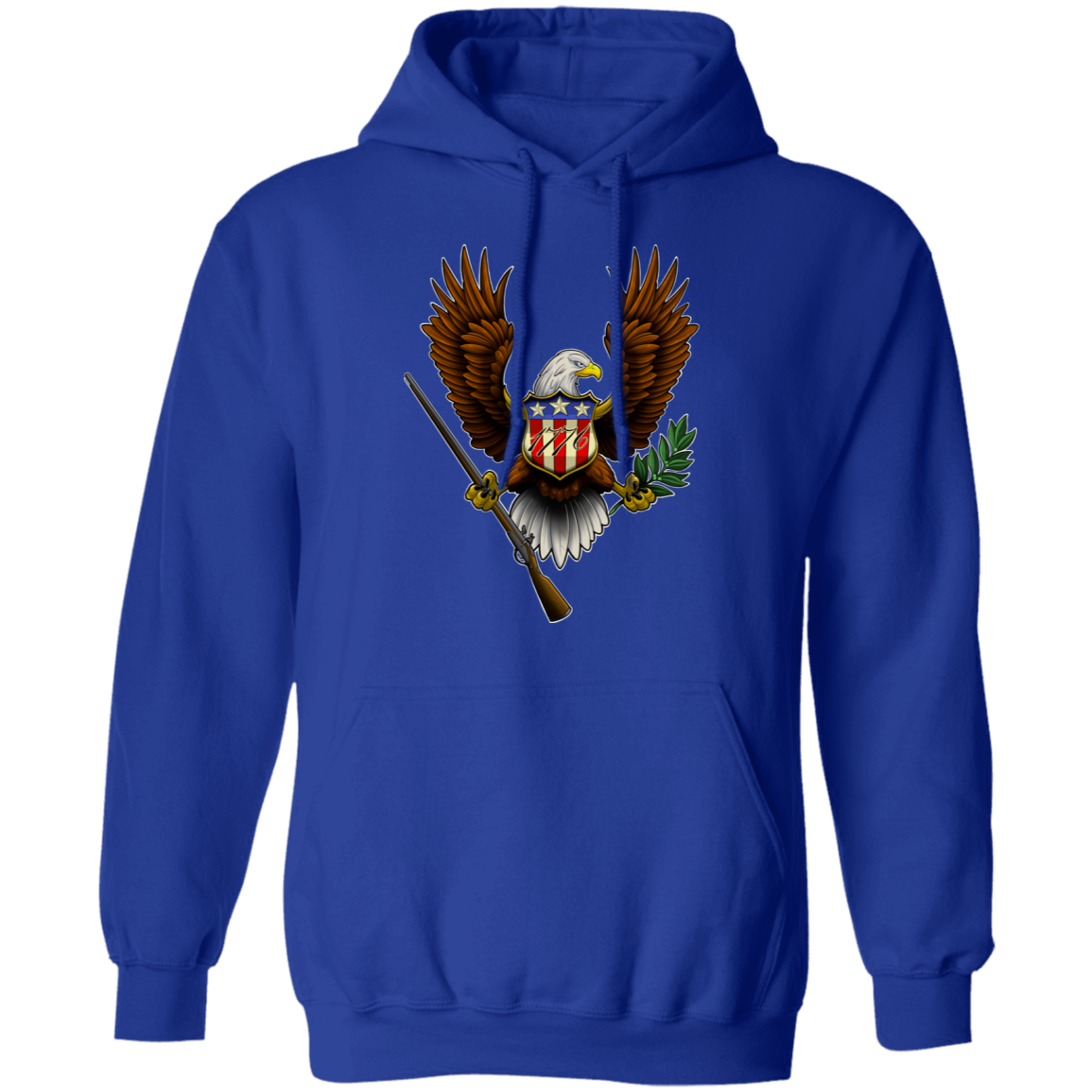 1776 American Bald Eagle Pullover Hoodie