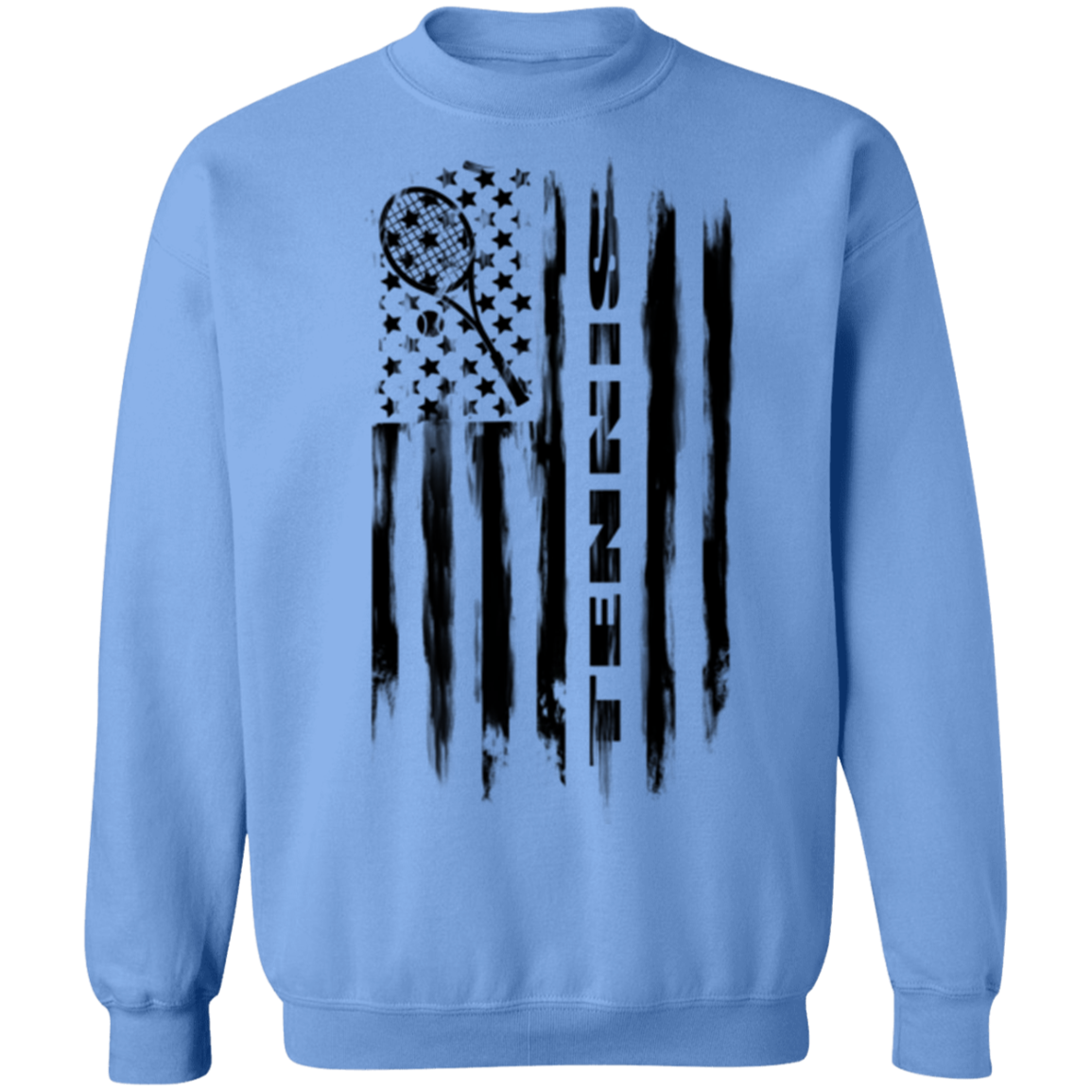 Tennis American Flag Crewneck Sweatshirt