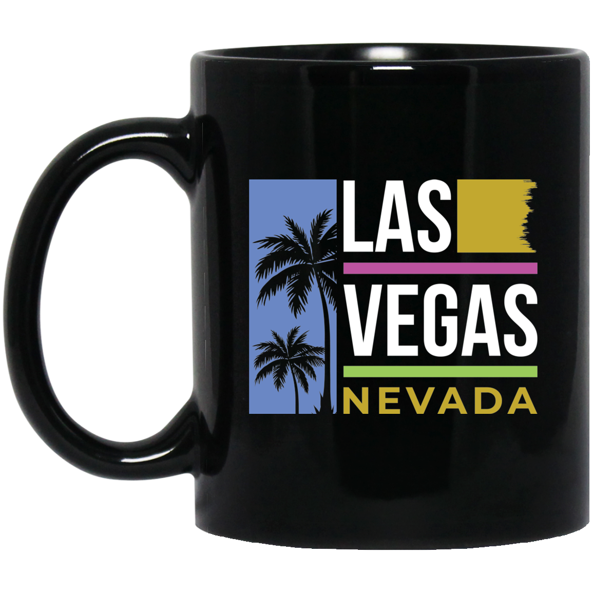 Las Vegas Nevada 11 oz. Black Mug Cup