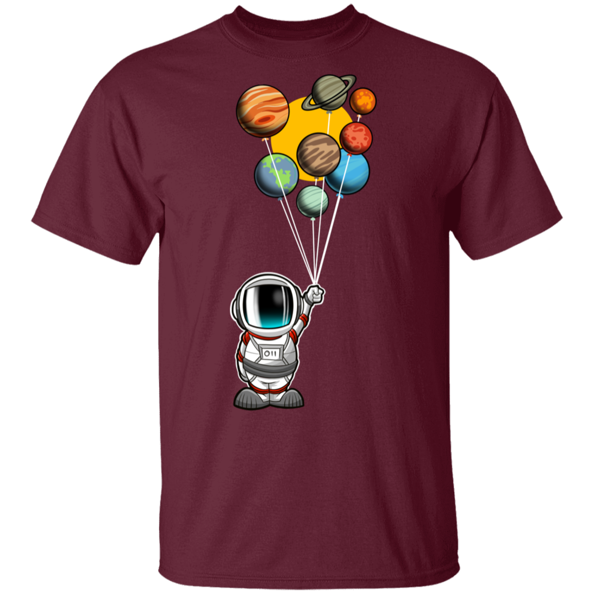 Men's Space Astronaut Balloons Party T-Shirt