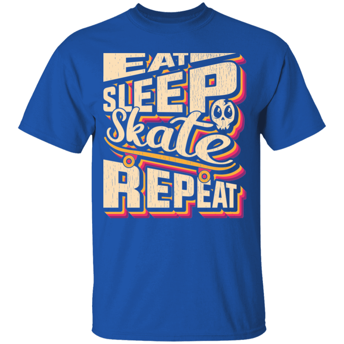 Eat Sleep Skate Repeat Skateboard Skateboarding Youth T-Shirt
