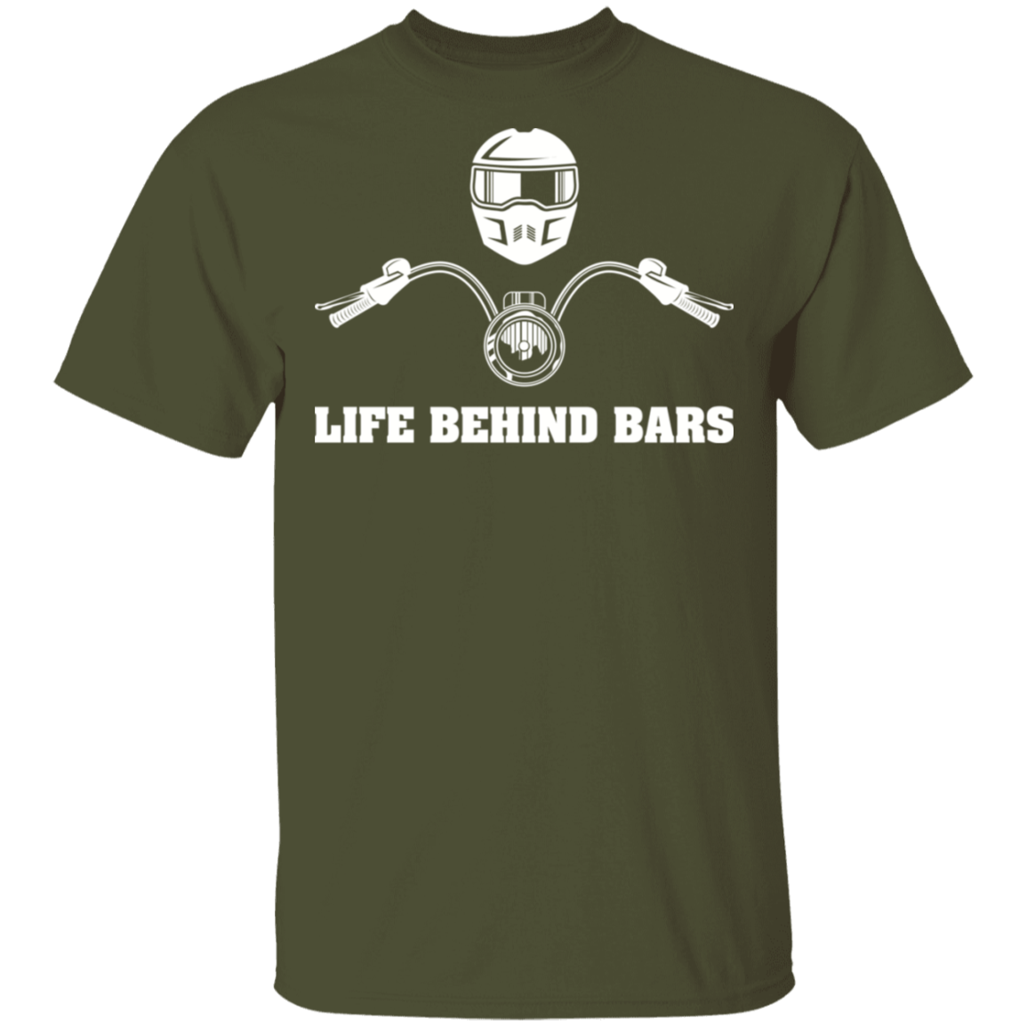 Life Behind Bars Motorcycle Funny T-Shirt