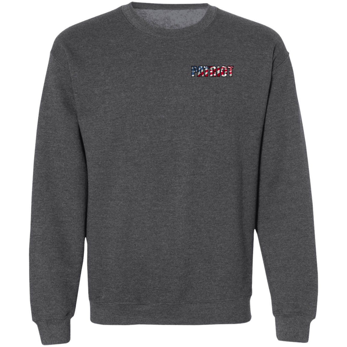 Patriot American Bald Eagle Double Sided Crewneck Sweatshirt