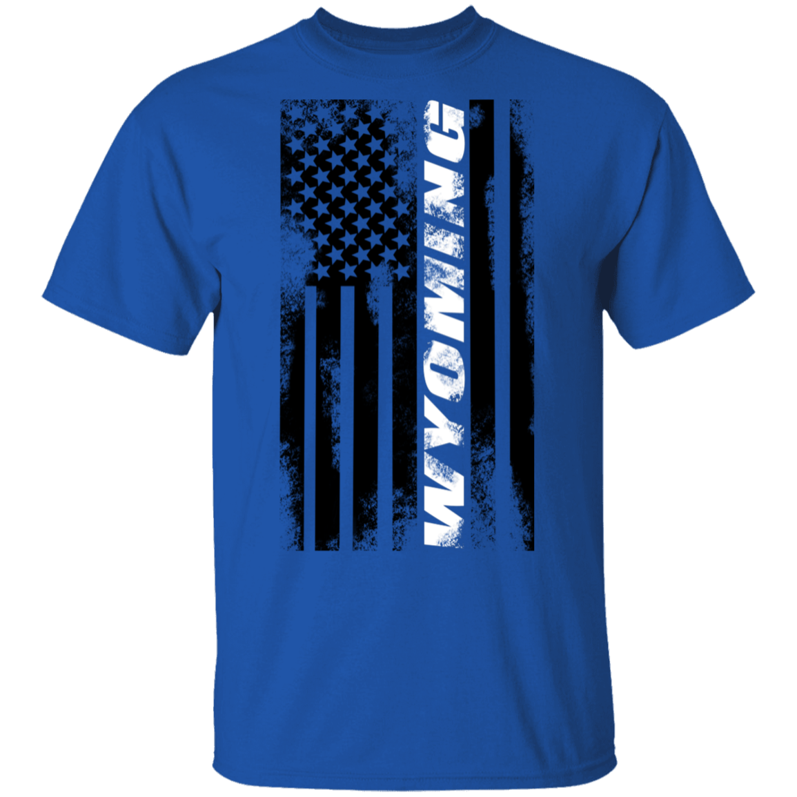 Wyoming American Flag T-Shirt