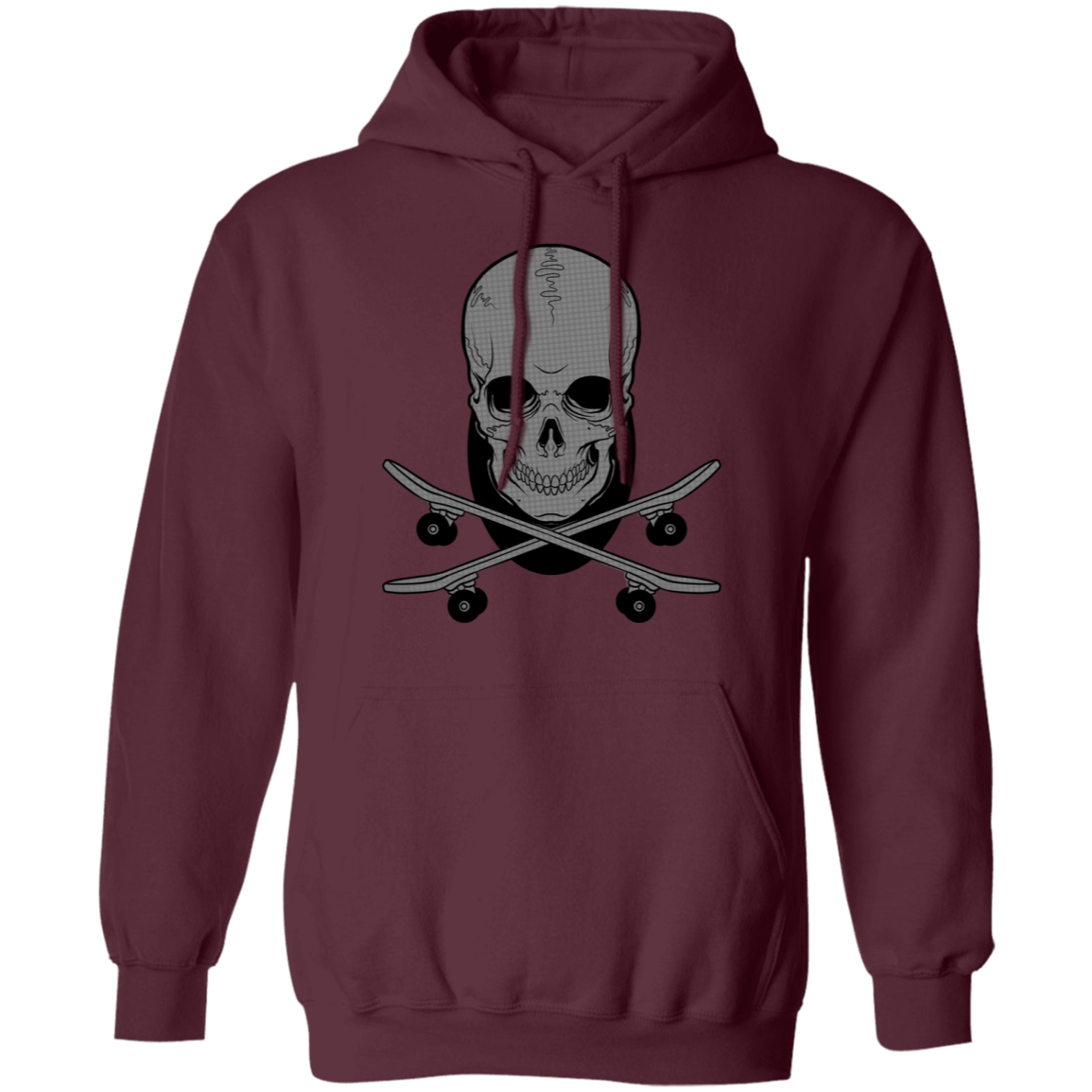 Skeleton Skateboarding Skateboard Shred Pullover Hoodie
