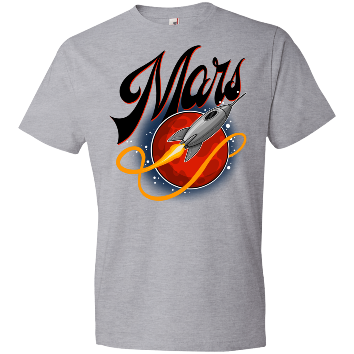 Youth Space Mars Space Ship Old Style Lightweight T-Shirt