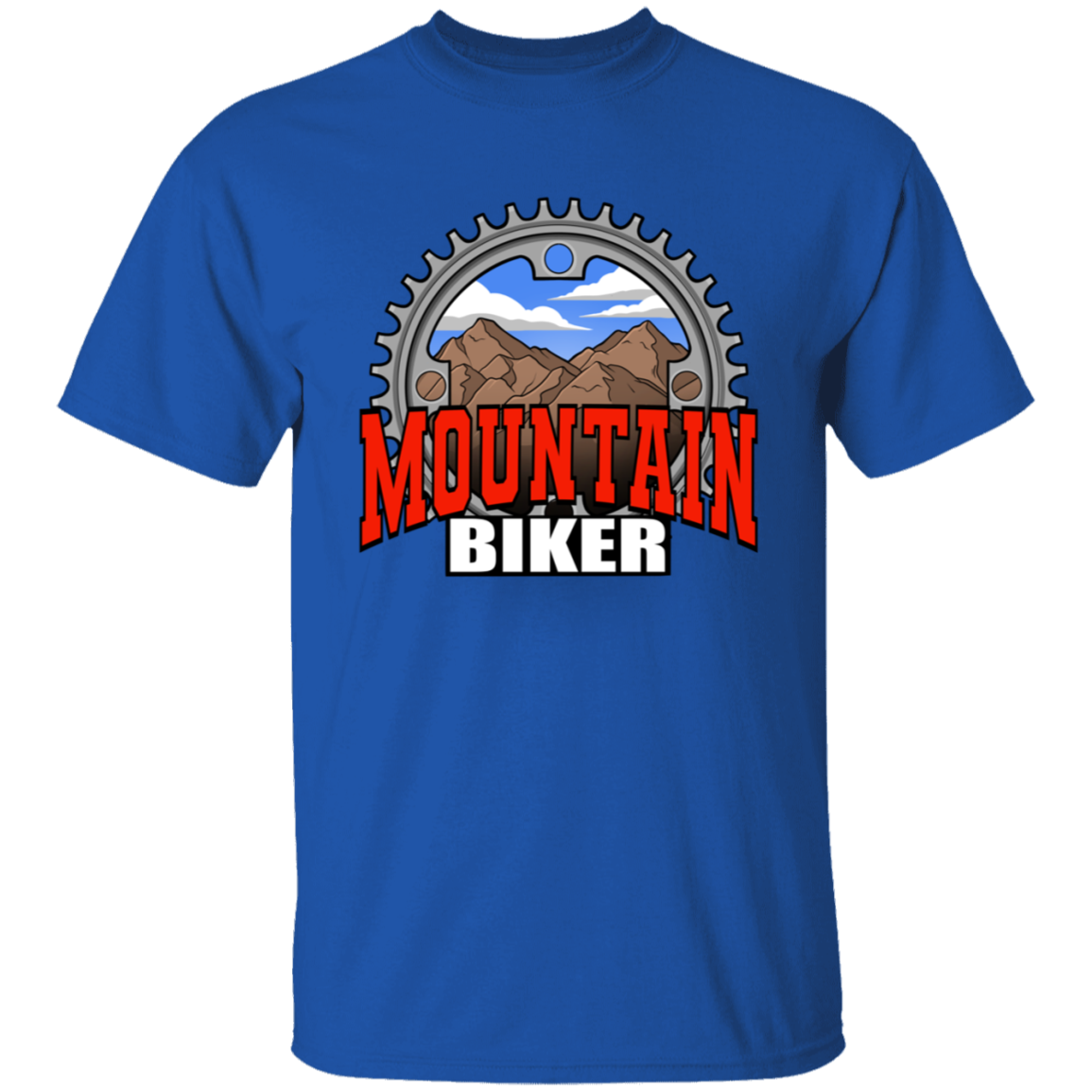 Mountain Biker Scenery T-Shirt
