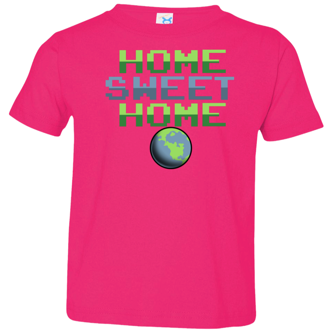 Toddler Space Planet Earth Home Sweet Jersey T-Shirt