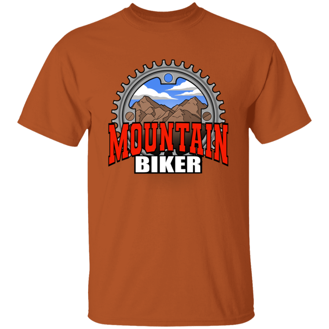 Mountain Biker Scenery T-Shirt