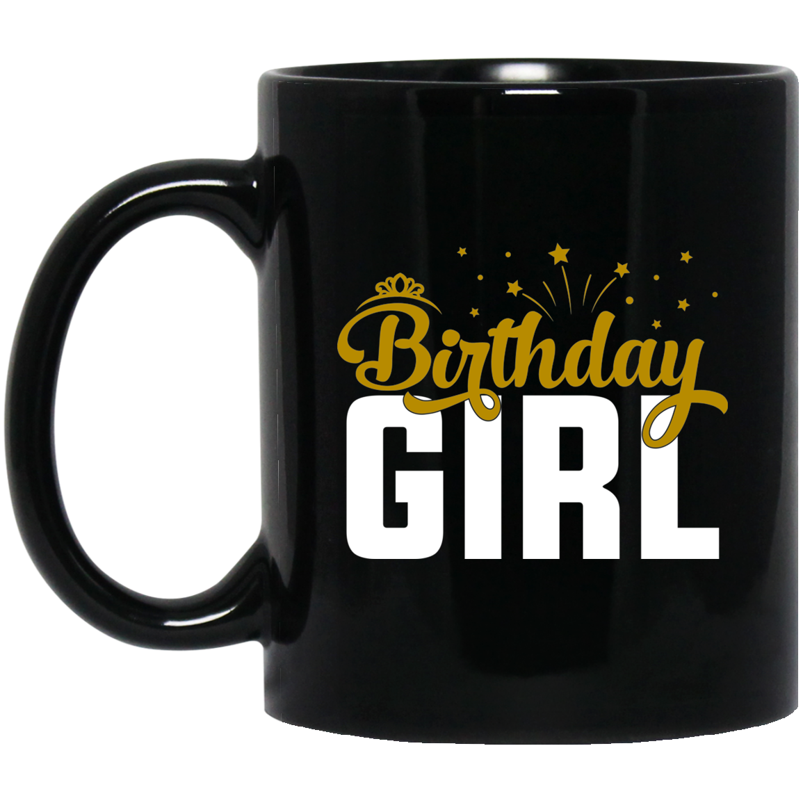 Birthday Girl 11 oz. Black Mug Cup