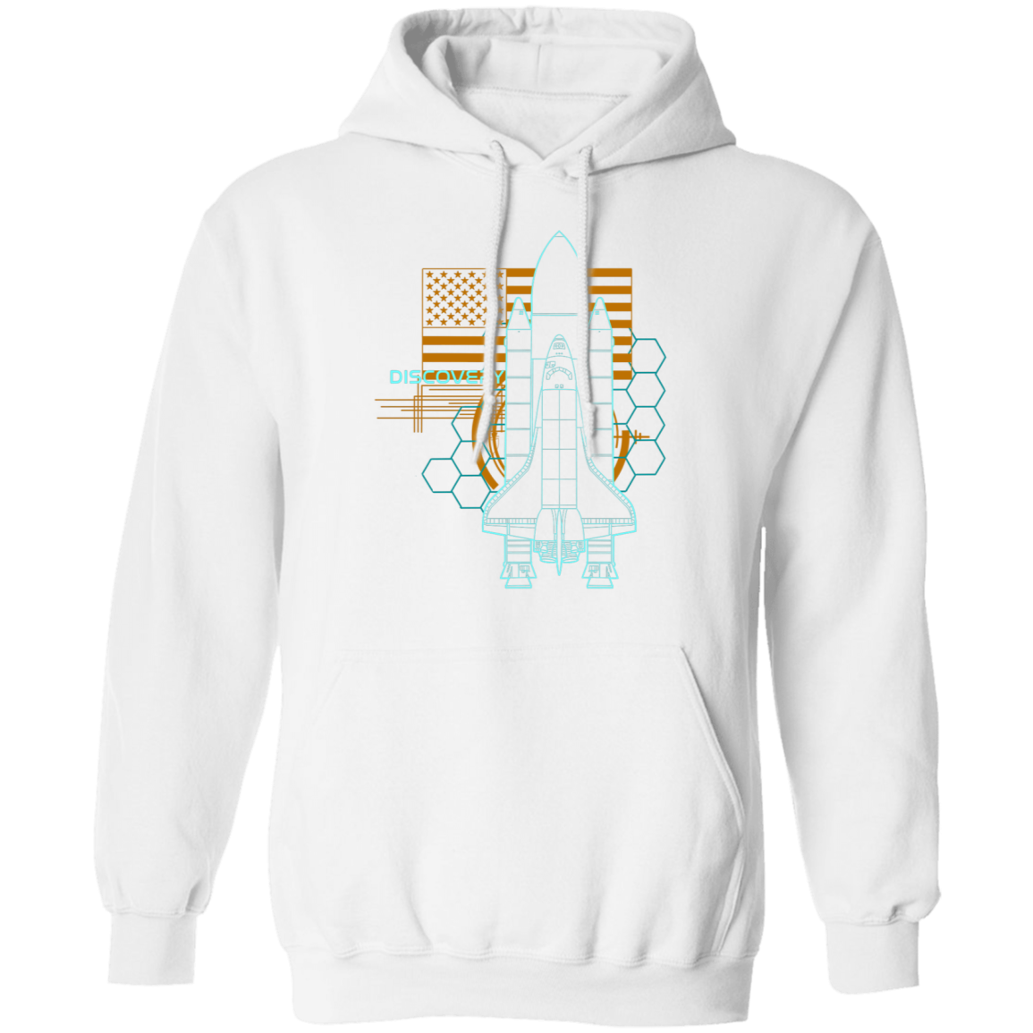 American Space Shuttle Discovery Pullover Hoodie