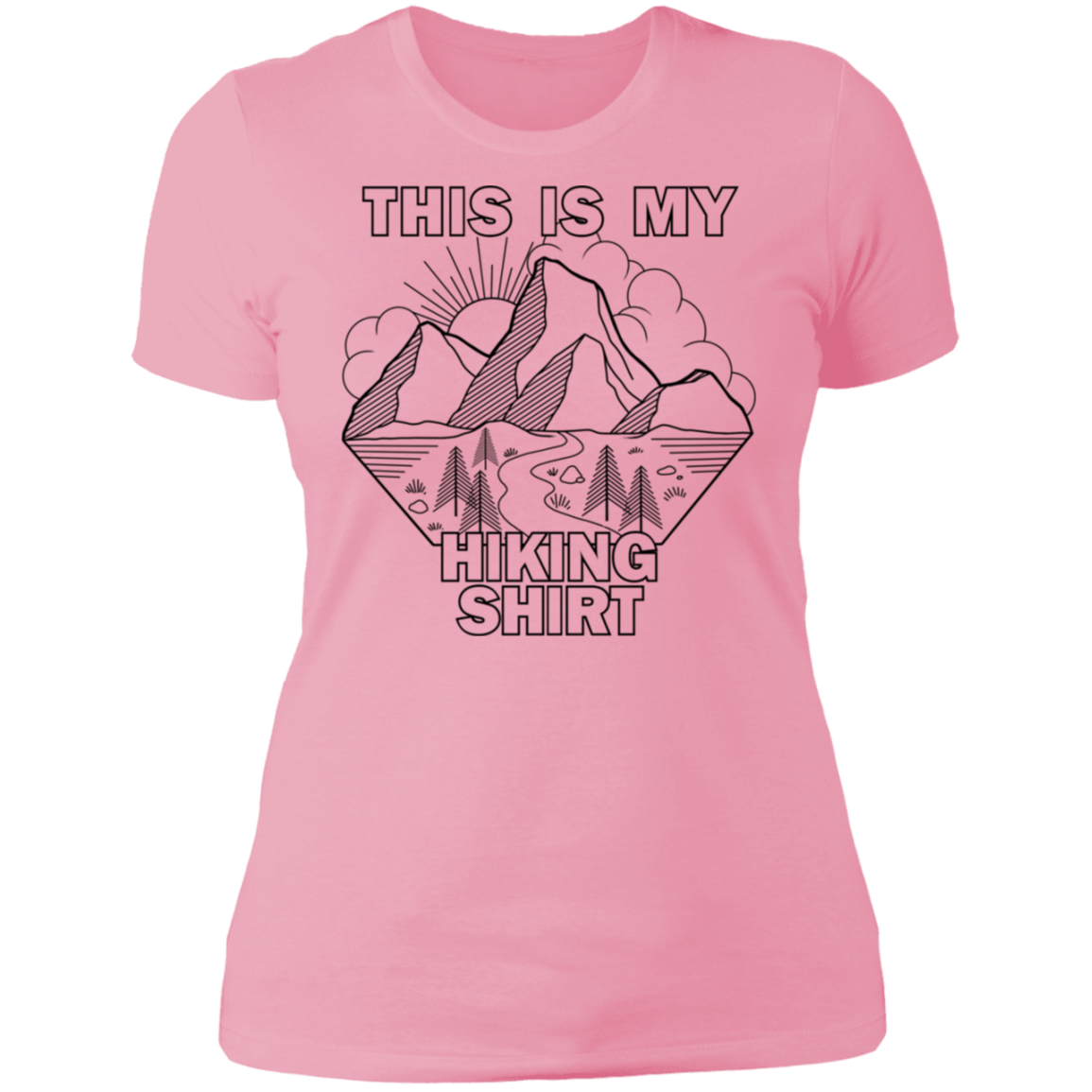 Women's This Is My Hiking Shirt Nature Camping T-Shirt