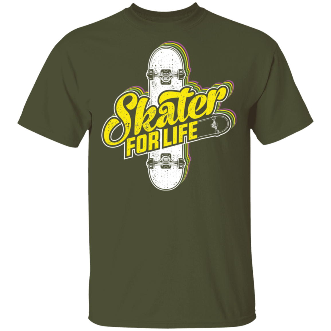 Skater For Life Skateboarding Skateboard T-Shirt