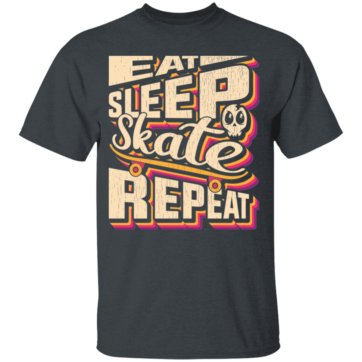 Eat Sleep Skate Repeat Skateboard Skateboarding Youth T-Shirt