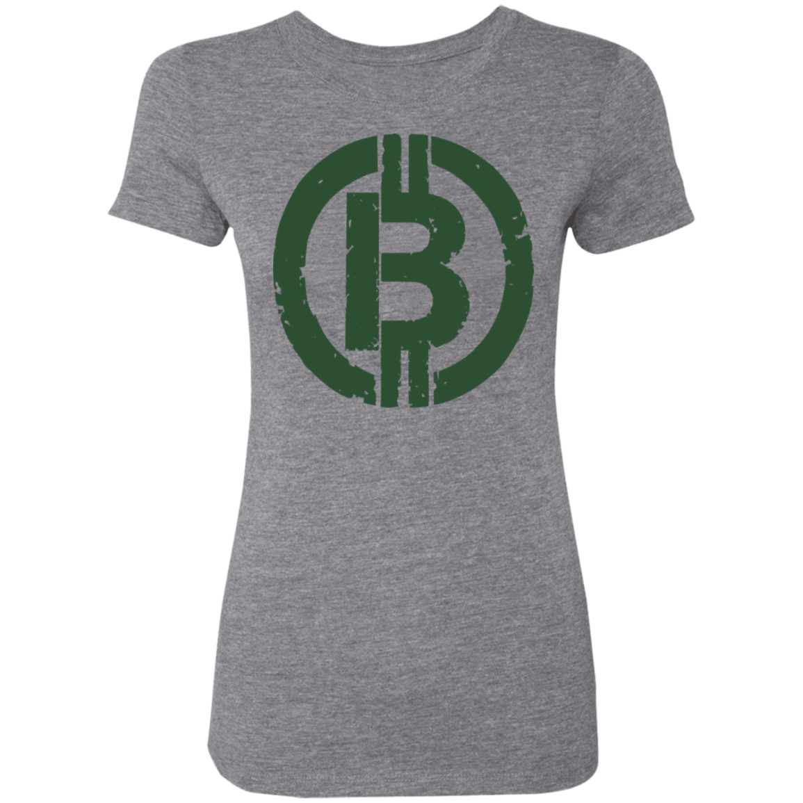 Military Green Bitcoin Hodl Cryptocurrency BTC Women's T-Shirt