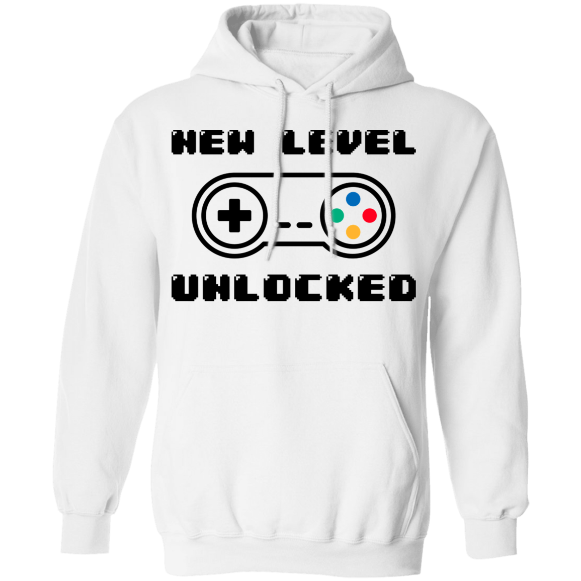 New Level Unlocked Gaming Pullover Hoodie