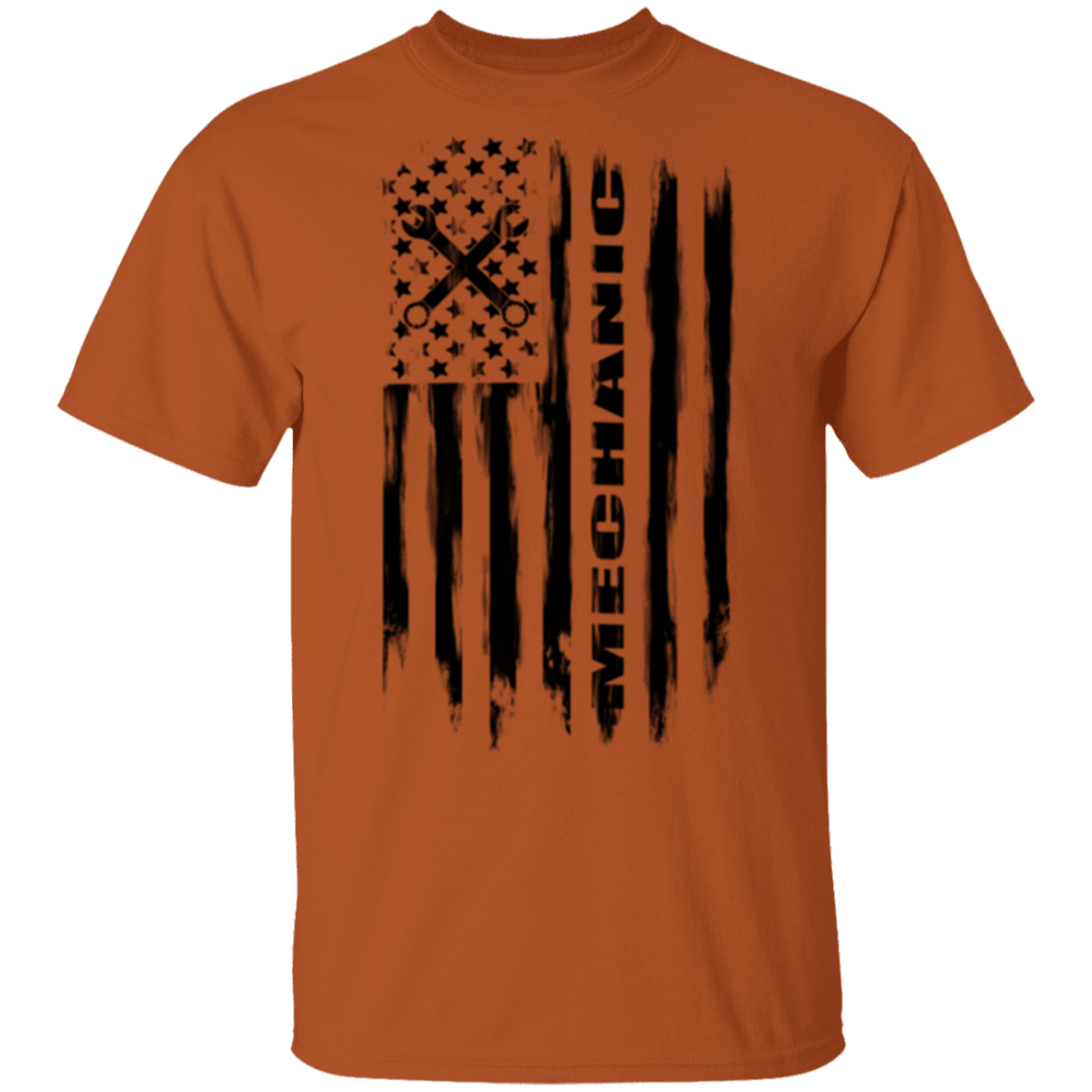 Mechanic Automotive Repair Enthusiast American Flag T-Shirt