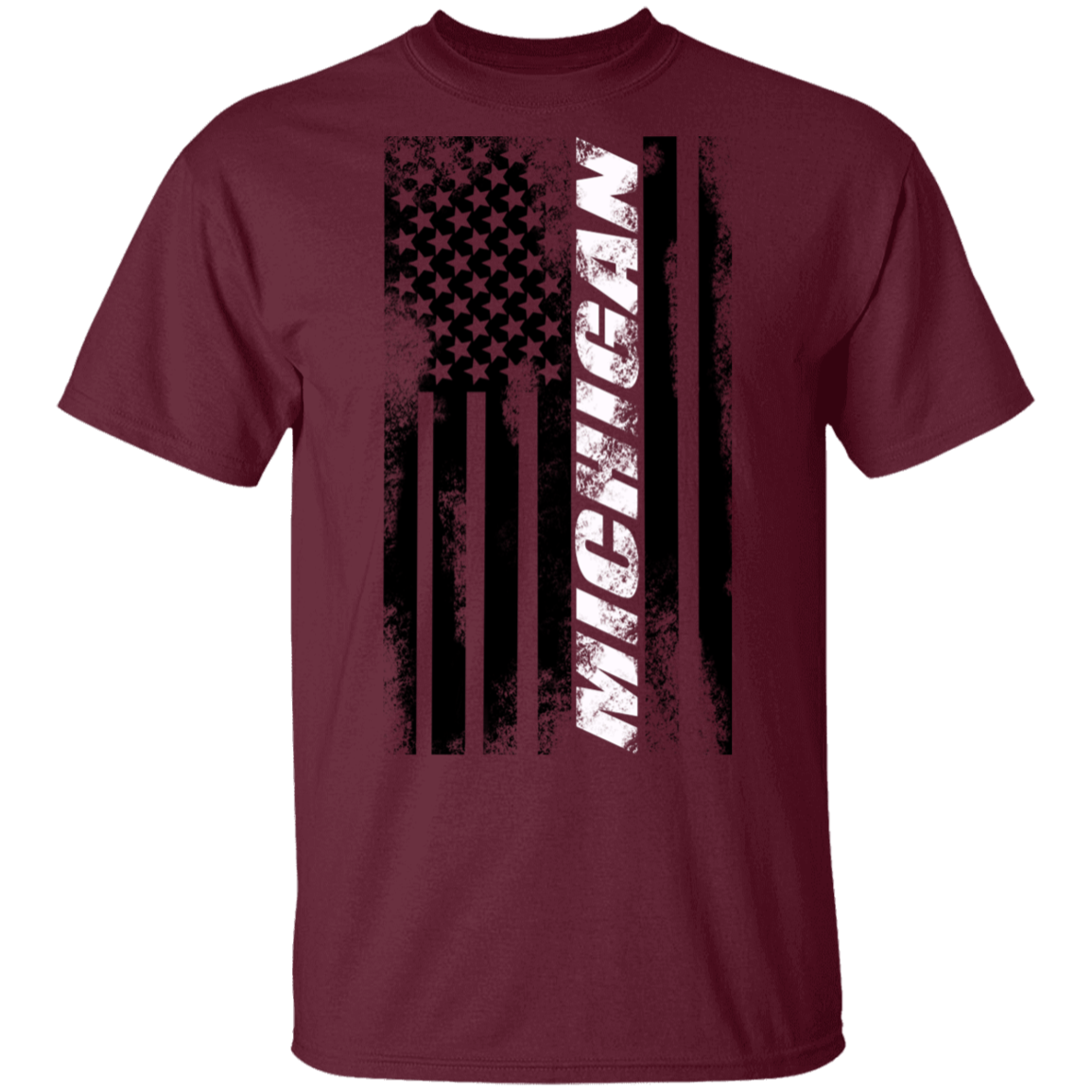 Michigan American Flag T-Shirt