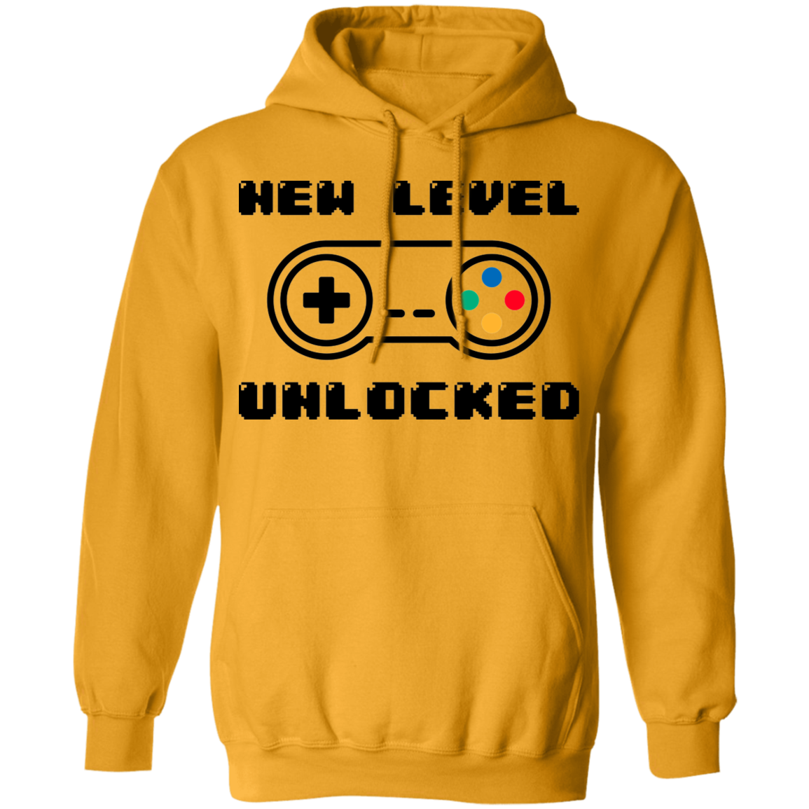 New Level Unlocked Gaming Pullover Hoodie