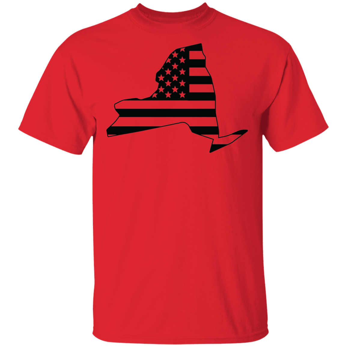 New York NY State American Flag Pride T-Shirt