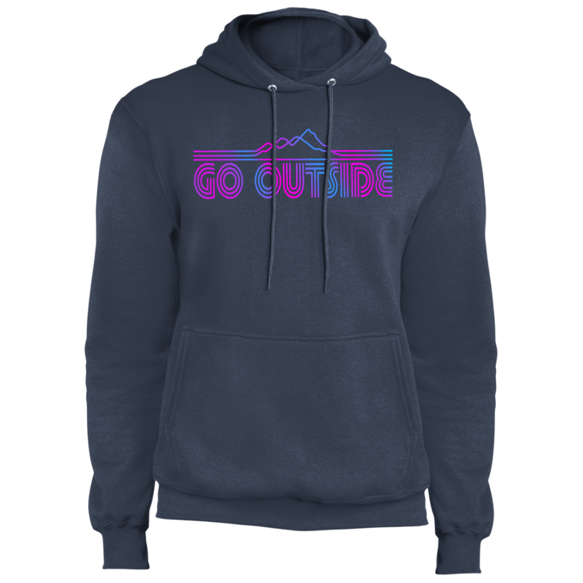 Go Outside Camping Nature Premium Pullover Hoodie