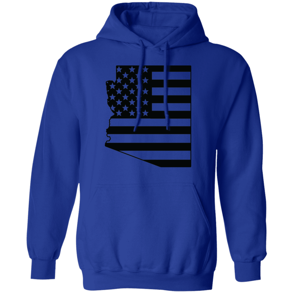 Arizona AZ State American Flag Pride Pullover Hoodie