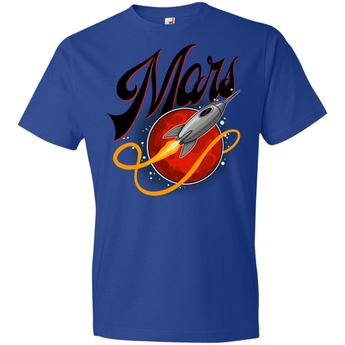 Youth Space Mars Space Ship Old Style Lightweight T-Shirt