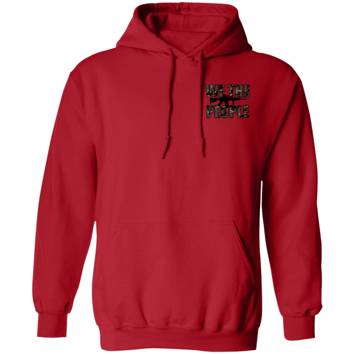 We the People Don't Tread on Me Gadsden Flag Double Sided Pullover Hoodie