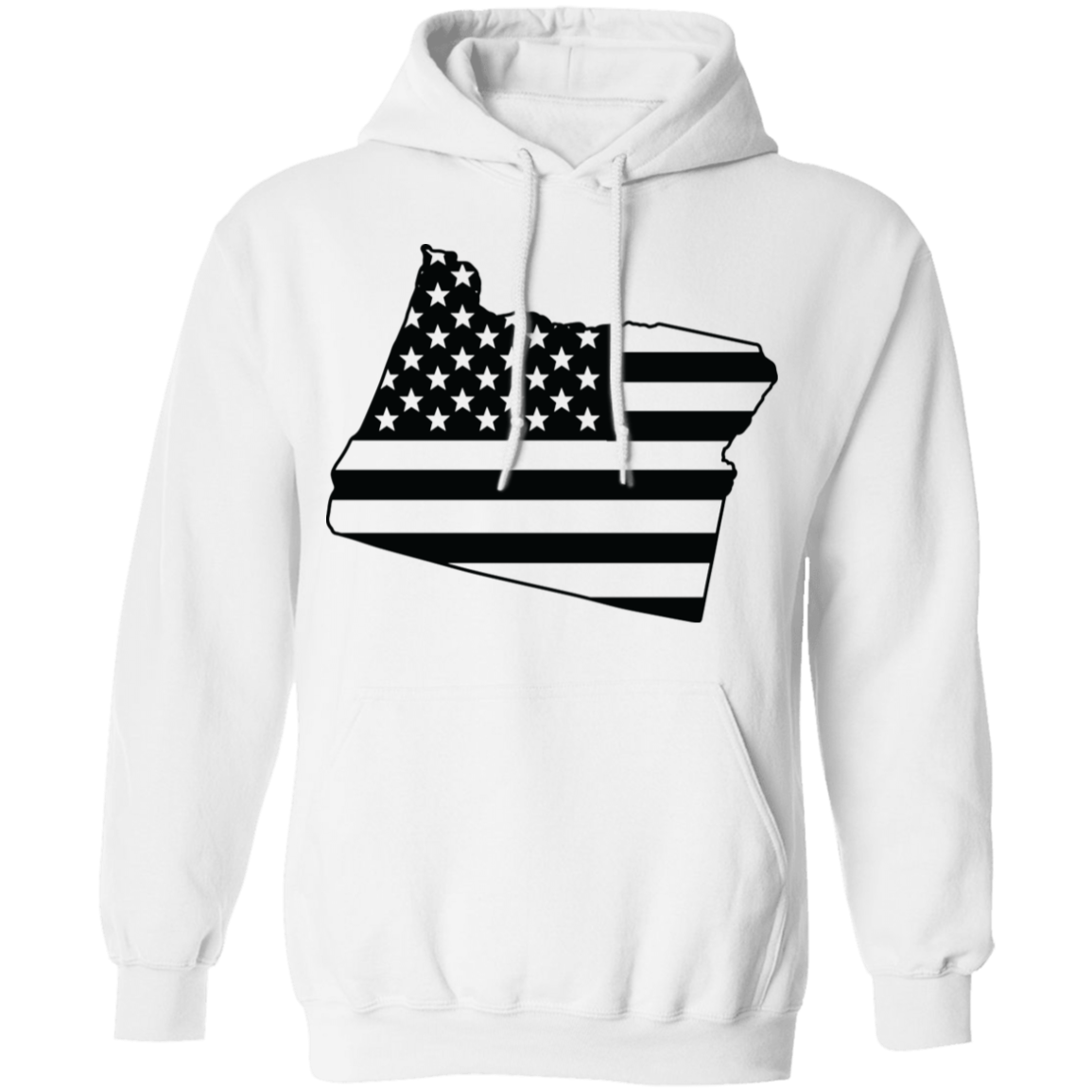 Oregon State American Flag Pride Pullover Hoodie