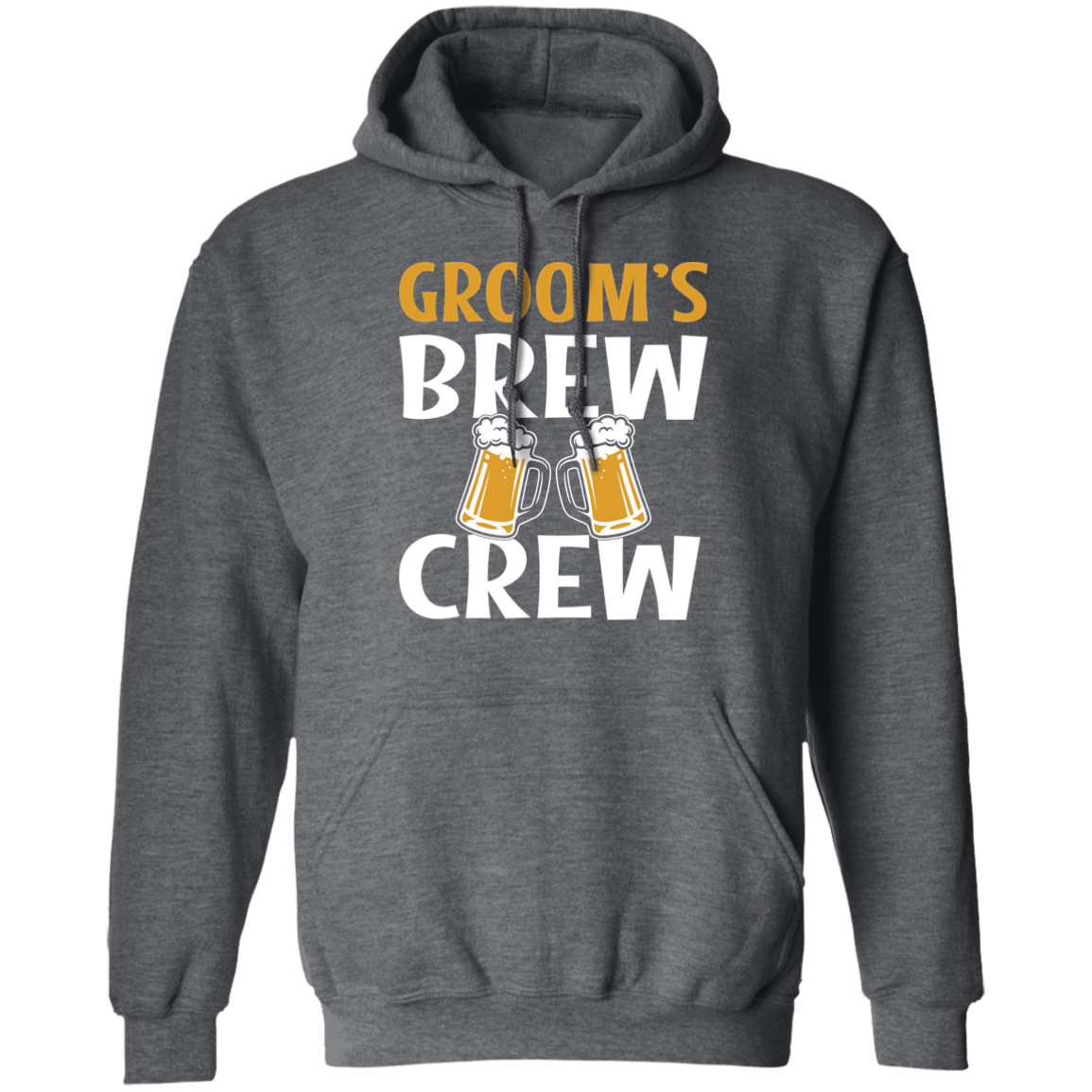 Bachelor Party Groom's Brew Crew Funny Hoodie