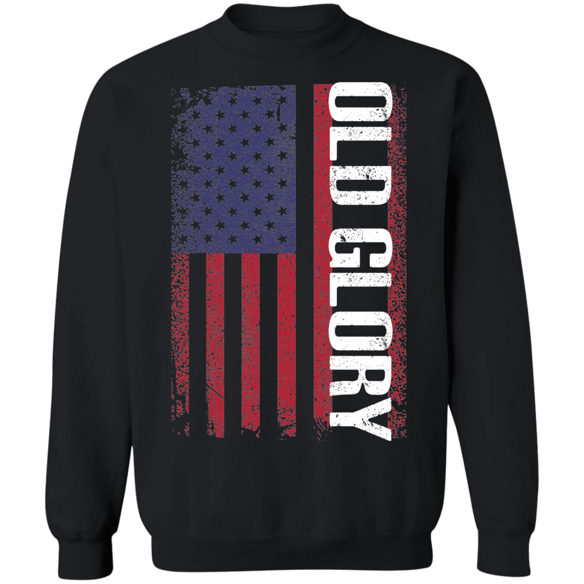 Old Glory American Flag USA Crewneck Sweatshirt