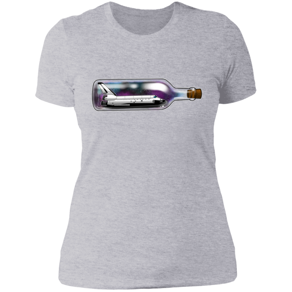 Spacecraft in a Bottle Spaceship Women's T-Shirt