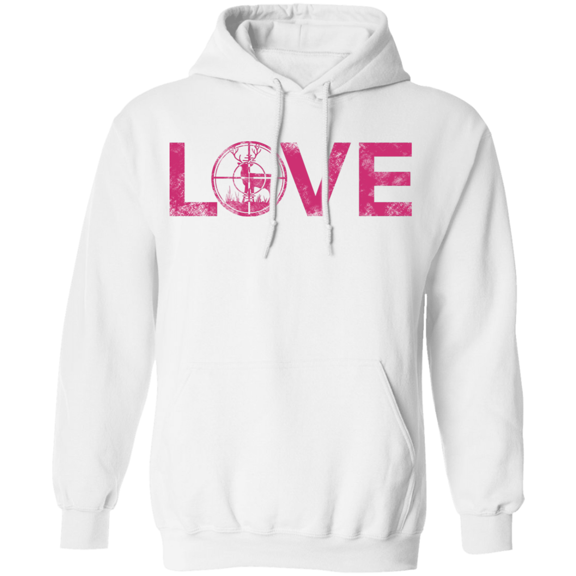 Love Hunting Hunter Pink Pullover Hoodie