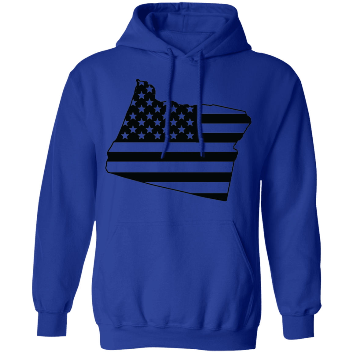 Oregon State American Flag Pride Pullover Hoodie