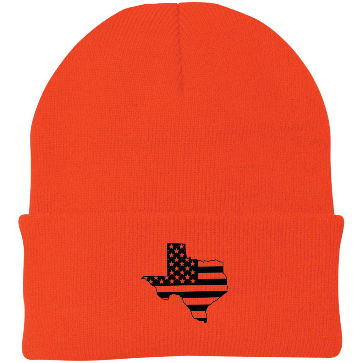 Texas TX State American Flag Beanie Cap