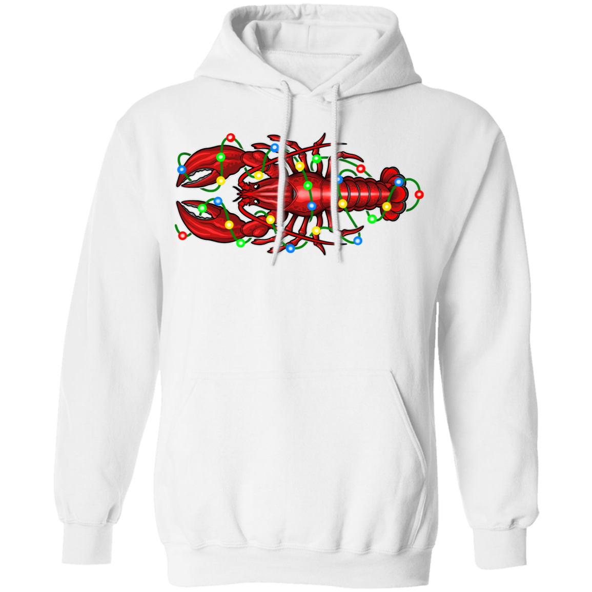 Lobster Merry Christmas Saltwater Pullover Hoodie