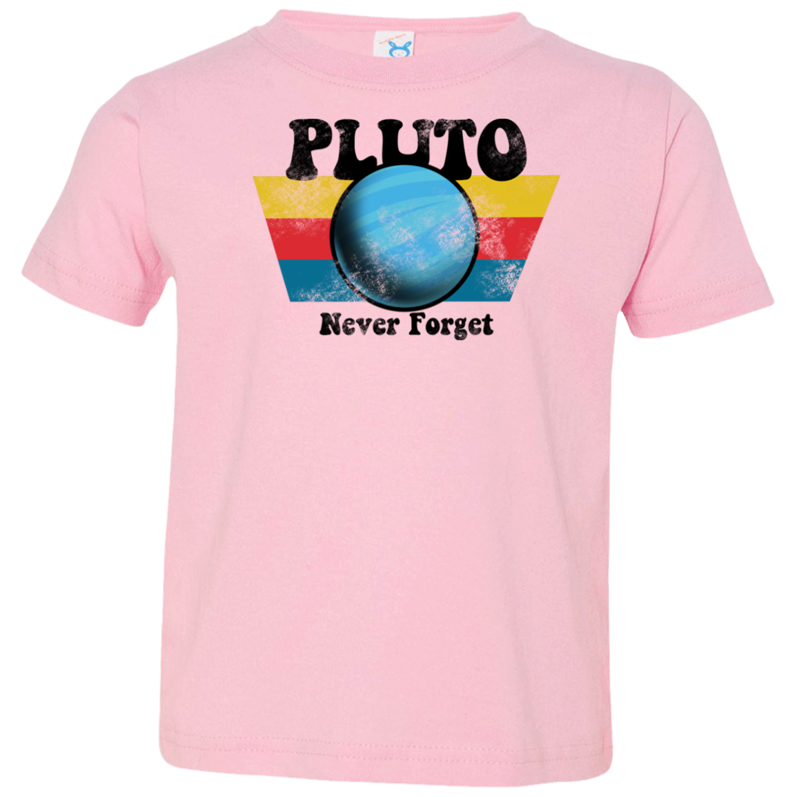 Toddler Space Planet Pluto Vintage 80s Jersey T-Shirt