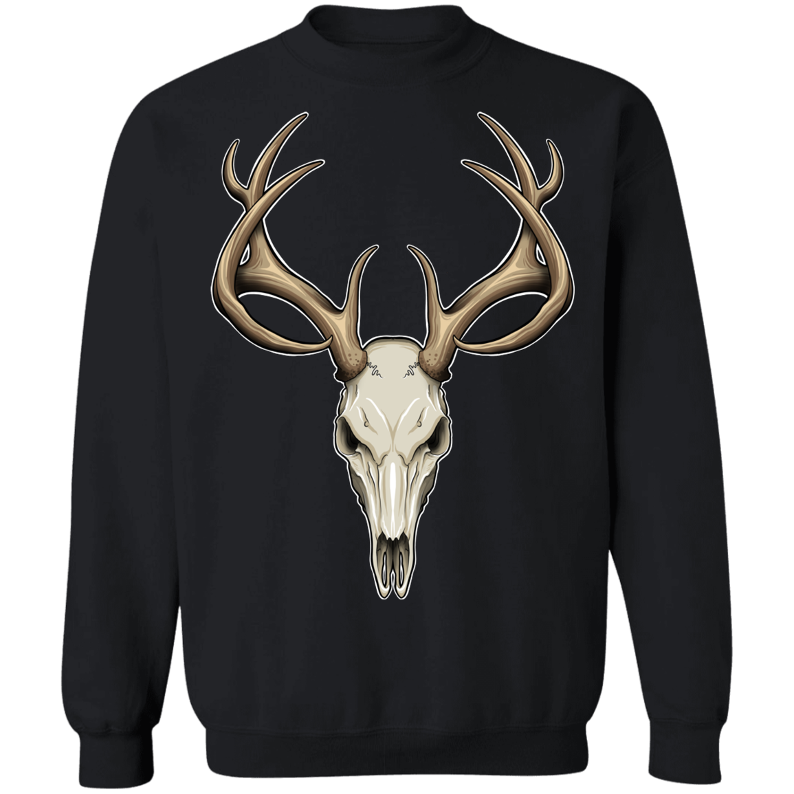 Hunting Deer Skull Crewneck Sweatshirt